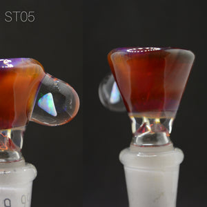 Steeltown Glass - Colored 14mm Bowls Opal Chunk (1 Hole) Colors Available - $50 or $60