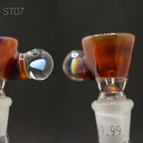 Steeltown Glass - Colored 14mm Bowls Opal Chunk (1 Hole) Colors Available - $50 or $60