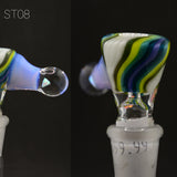 Steeltown Glass - Colored 14mm Bowls Opal Chunk (1 Hole) Colors Available - $50 or $60