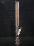 EHLE Glass - 20.5" Straight Bong w/ Matching Ice Pinches, Matching Downstem & Matching Bowl - Colors Available - $750