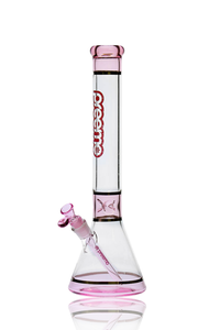 Preemo - 18" Platinum Banded Colored Beaker Bong - Colors Available