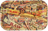 Raw - Metallic Rolling Trays - Sizes & Designs Available