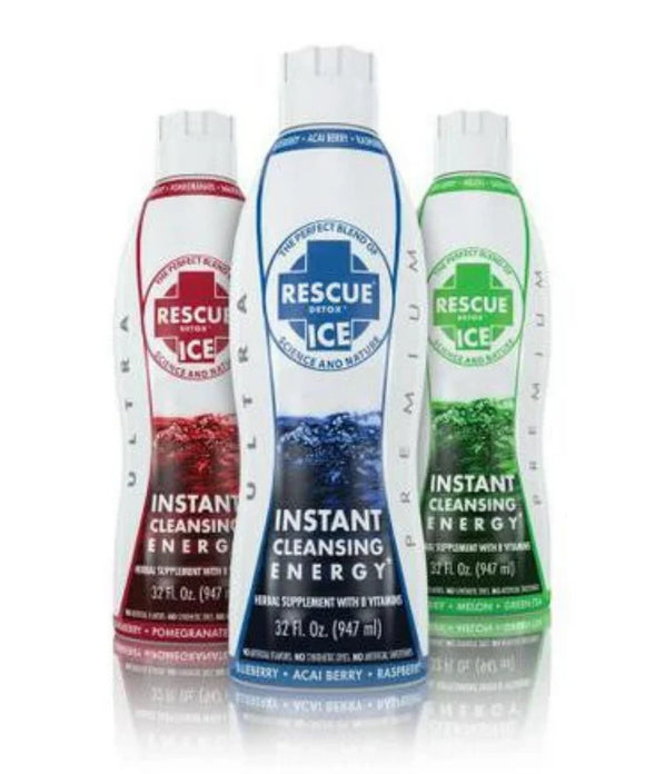 Rescue Detox Ice 32 fl oz - Flavors Available