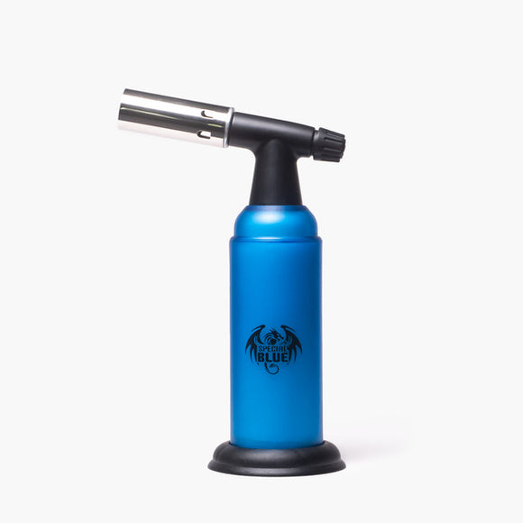 Special Blue - Monster Pro Double Flame Torch w/ Matching Tin Carrying Case - Colors Available