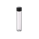 Glass Sample Vial w/ Black Screw Cap (Sizes Available)