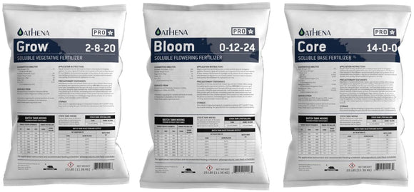 Athena - Grow, Bloom, and Core - 25lbs