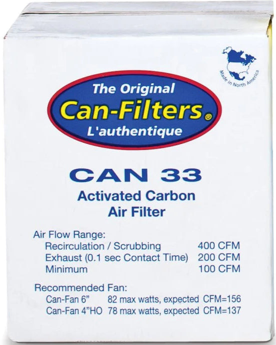 The Original Can-Filters - Charcoal Air Filter - Sizes Available