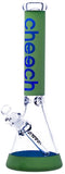 Cheech Glass - 16" 7mm Matte Logo Beaker Bong - Colors Available