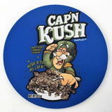 DabPadz - 5" Round Fabric Top Shock Absorbent Dab Mat - Designs Available