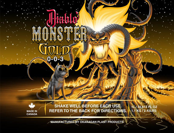 Diablo Nutrients - Monster Gold Fertilizer - 4L