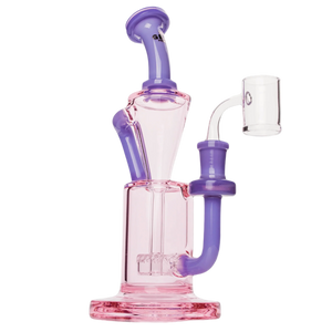 Gear Premium - 9" Drift Recycler Rig - Pink & Purple