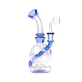 Gear Premium - 8" Nucleus Concentrate Bubbler Rig w/ Honeycomb Perc - Colors Available