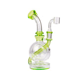 Gear Premium - 8" Nucleus Concentrate Bubbler Rig w/ Honeycomb Perc - Colors Available