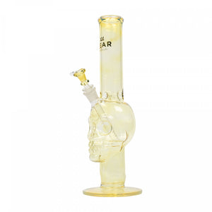 Gear Premium - 15" Skull Straight Bong - Color Changing