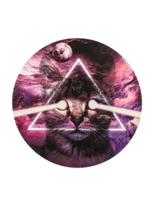 Gear Premium - 7.8" Round Dab Mats - Kitty in Space