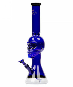 Gear Premium - 18" Tuxedo Skull Beaker Bong - Blue