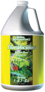 General Hydroponics - Floralicious Grow Fertilizer - 4L