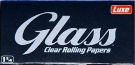 Glass 1¼ Clear Rolling Papers 50 Per Pack