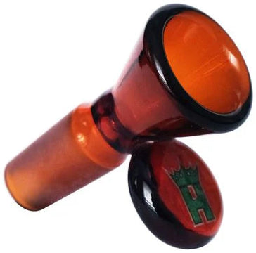 Hoss Glass - 18mm Full Color Cone Bowl - Colors Available