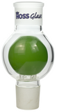 Hoss Glass - Orbit Perc Middle Build-a-Bong - Green