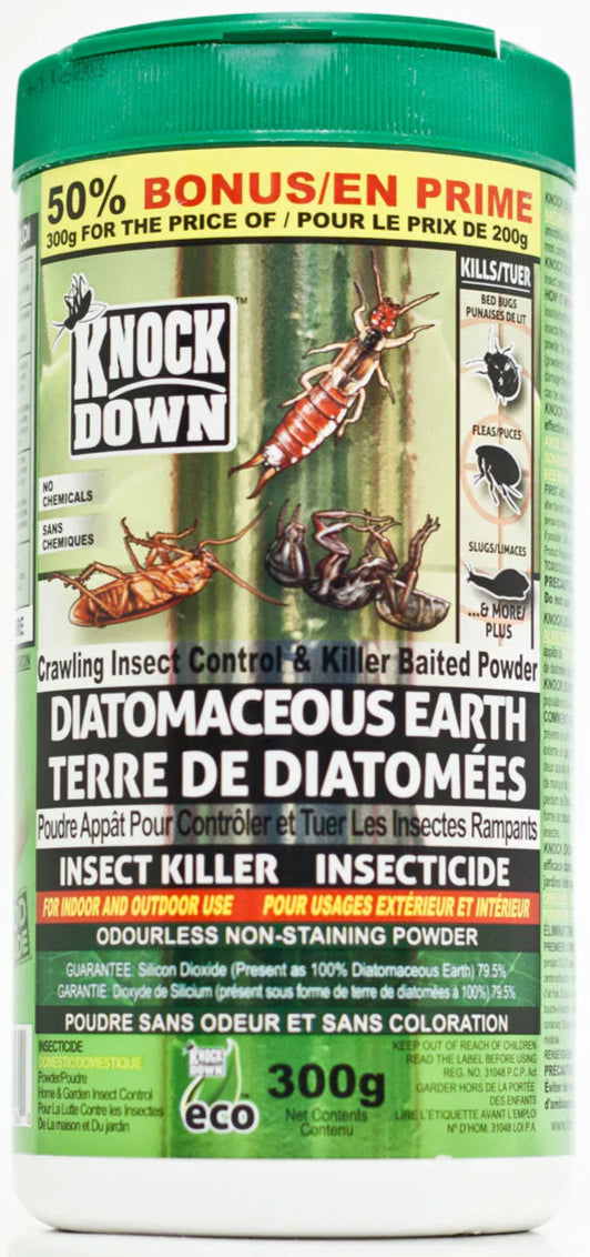Knock Down - Diatomaceous Earth Insecticide - 300g