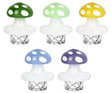 Hi-Times - Glass Carb Cap Mushroom Shape - Colors  Available