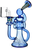 Phoenix Star Glass - 7" Recycler Rig Gift Set - Blue