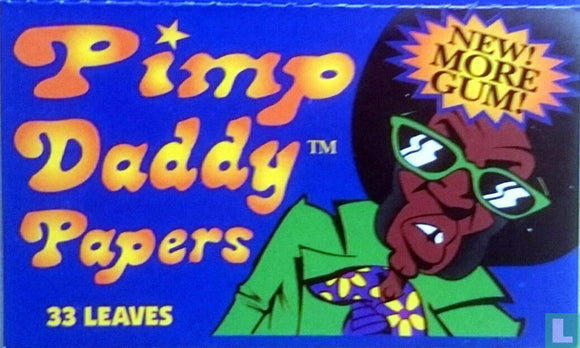 Pimp Daddy 1½ Rolling Papers 33 Per Pack