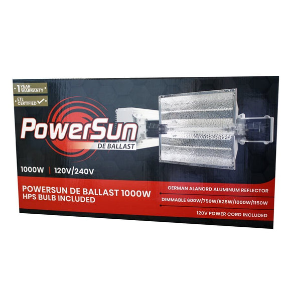 PowerSun - Double Ended 1000 Watt Fixture 120V or 240V