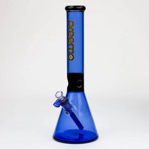 Preemo - 15" Colored Beaker Bong w/ Black Band - Blue(P025)