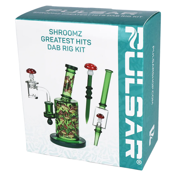 Pulsar - Greatest Hits Series Glow-In-The-Dark Dab Rig Set - Designs Available