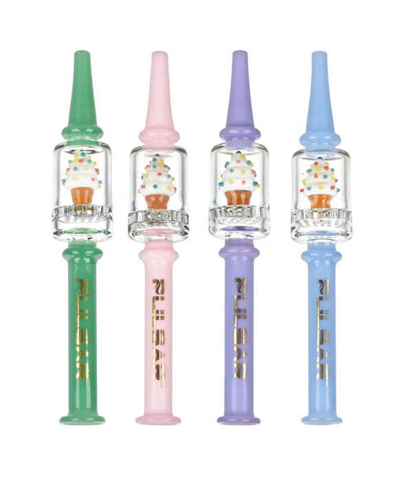 Pulsar - Nectar Collector w/ Ice Cream Cone Honeycomb Filter - Colors Available