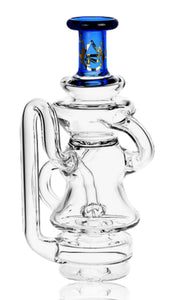 Pulsar - 6" Recycler Rig Attachment For Puffco Peak - Blue