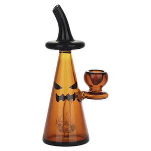Pulsar - 6½" Witching Season Glass Bubbler