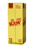 Raw - 75 Pack 1¼ Pre Rolled Cones - Classic or Organic Hemp
