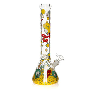 Red Eye Glass - 15" Monster Ball Pit Beaker Bong - Limited Edition