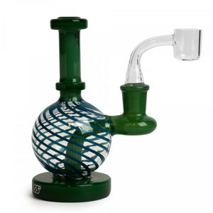 Red Eye Glass - 6" Orb Rig - Mint Green