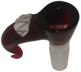 Kahuna Glass - 14mm Full Color Bowl (1 Hole) - Colors Available