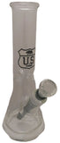 US Tubes - 12" Beaker Bong w/ 14mm bowl - Colors Available