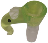 Kahuna Glass - 14mm Full Color Bowl (1 Hole) - Colors Available