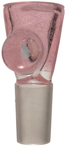 Terry Boake Glass - 14mm Colored Bowl w/ Opal (1 Hole) - Pink