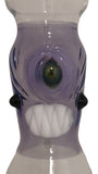 Kahuna Glass - 19½" Scalien Head Straight bong w/ Matching Bowl (4 Hole) - Colors Available