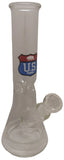 US Tubes - 12" Beaker Bong w/ 14mm bowl - Colors Available