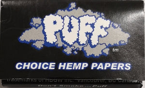 Puff Single Wide Rolling Papers 100 Per Pack