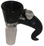 Kahuna Glass - 14mm Crushed Opal Bowl (1 Hole) - Colors Available