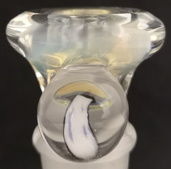 KOBB Glass - 14mm Fumed Econo Bowl w/ Millie (4 Hole) - Mushroom Millie