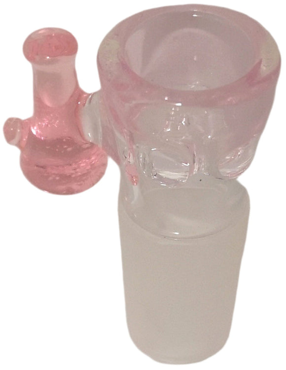 Benwa Glass - 18mm Colored Bowl w/ CFL Designed Handle (4 Hole) - Colors & Handle Designs Available
