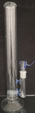 Terry Boake Glass - 15½" UV Stemline Bong w/ Matching Bowl (4 Hole) - Fire Water