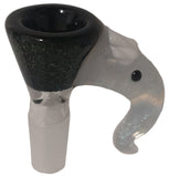 Kahuna Glass - 14mm Dichro Bowl (1 Hole) - Colors Available