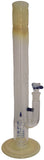 Benwa Glass - 18" Accented Fumed 180° Grid Stem Bong w/ Matching Bowl (4 Hole) - Blue